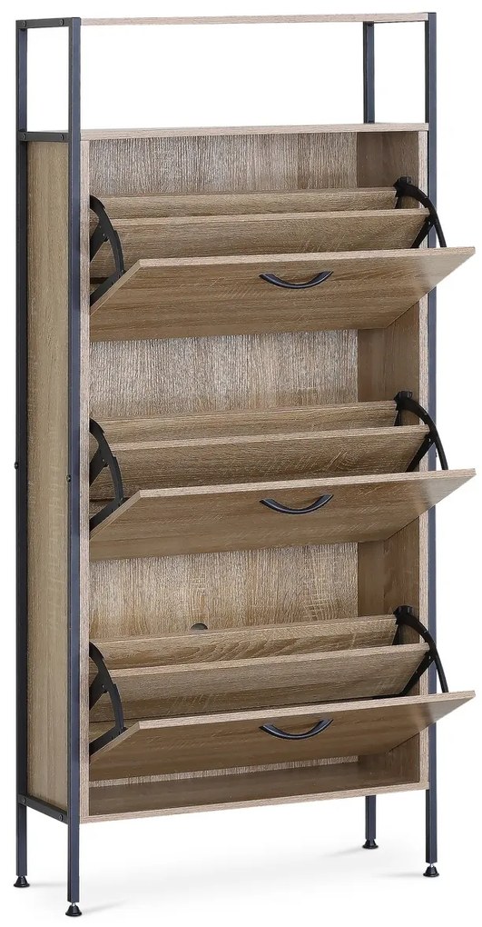 Raft cu compartimente G1009 OAK, stejar