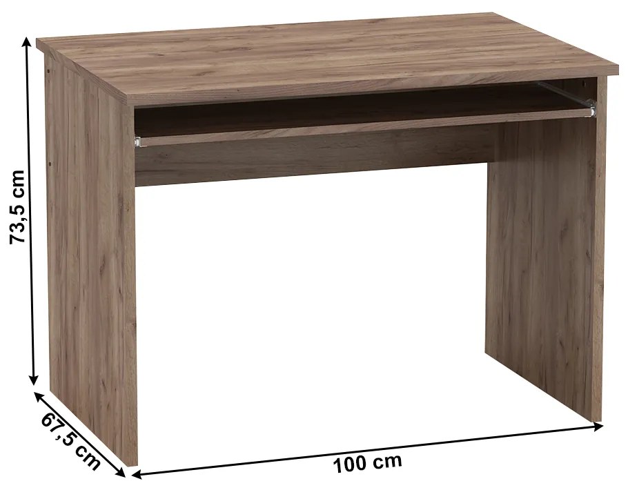 Set de birou Hansa 2 NEW (craft dunkel + alb). 1040190