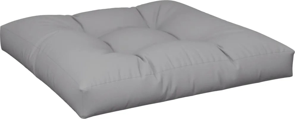 vidaXL Pernă pentru paleți, gri, 70x70x12 cm, material textil