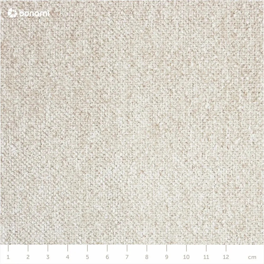 Pat bej tapițat cu spațiu de depozitare cu saltea 90x200 cm Avela – Bonami Selection