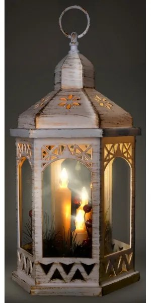 Decorațiune LED de Crăciun Solight 1V266 LED/3xAAA felinar