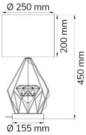 Lampă LED dimabilă de masă AMY LED/10W/230V Wofi 11977