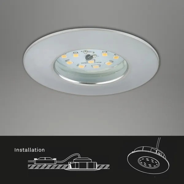 Corp de iluminat LED dimabil pentru baie ATTACH LED/6,5W/230V IP44 Briloner 7295-019