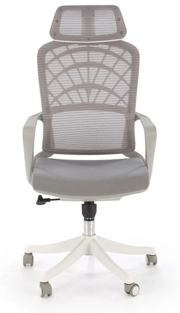 Scaun de birou Vesuvio 2 gri/alb H121 cm