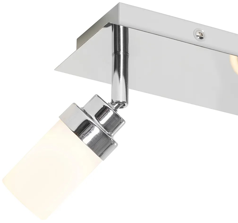Spotlight modern pentru baie din oțel cu 3 lumini IP44 - Japie