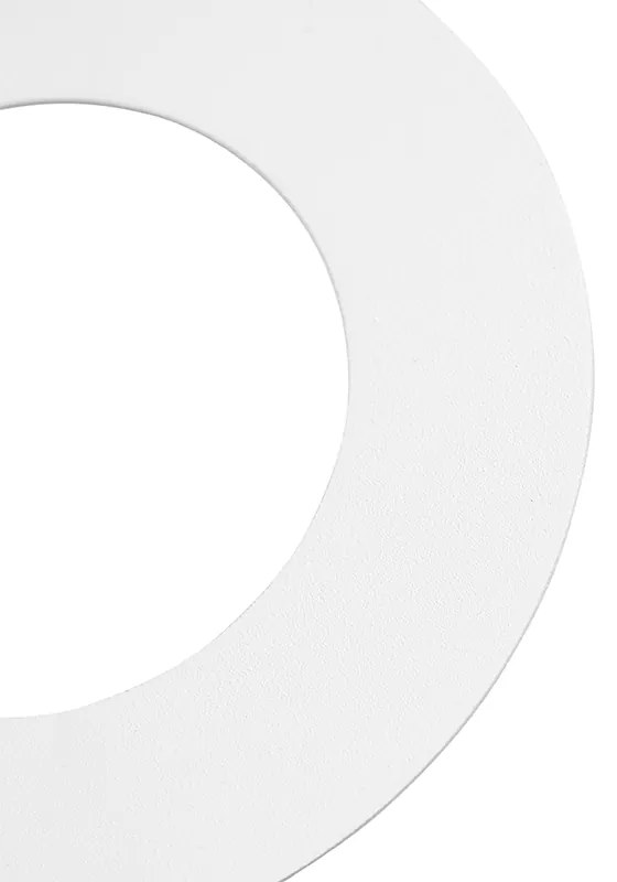 Set de 6 inele distanțiere albe pentru spoturi încastrate 7,5 - 13 cm - Spacer