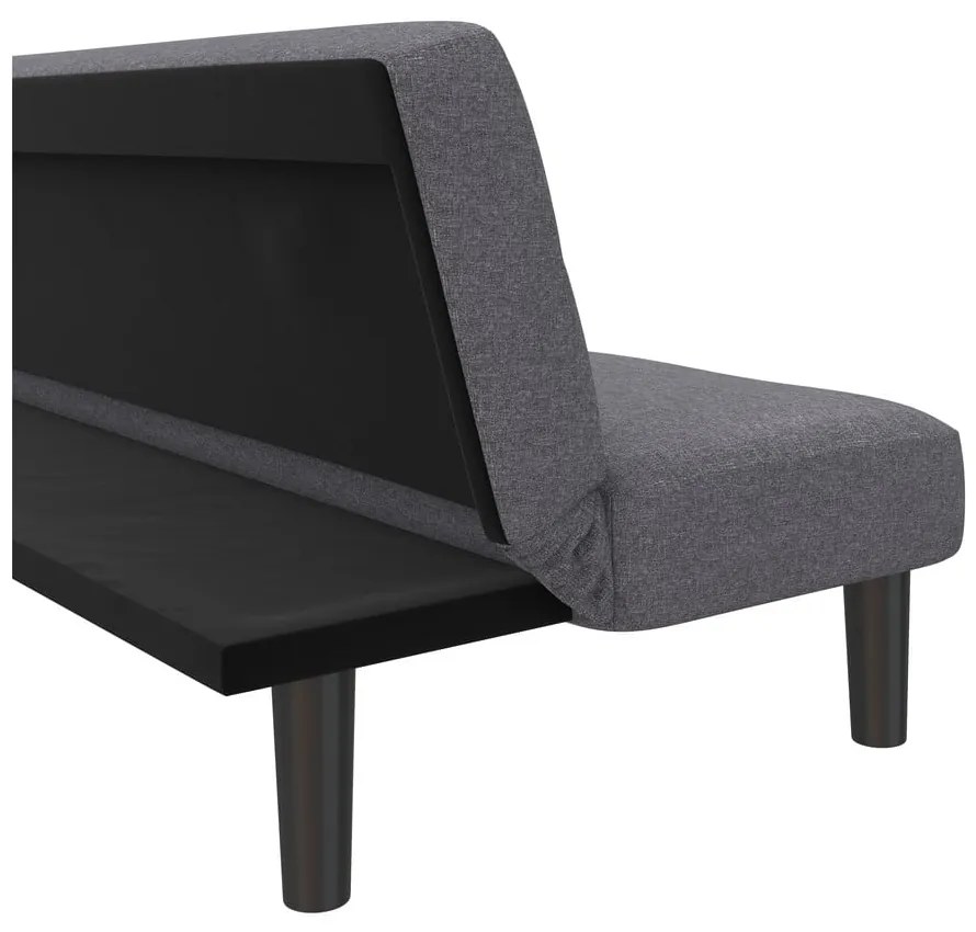 Canapea gri extensibilă 82 cm Alby – Støraa