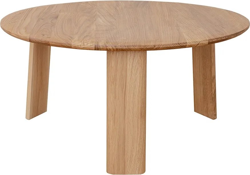 Măsuță lemn masiv rotundă Monte Ø71×34 cm
