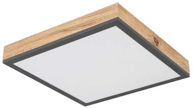 Plafoniera LED cu aspect lemn design slim DORO 12W