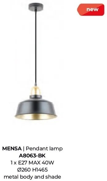 Lustra / Pendul metal design minimalist MENSA