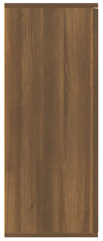 Servanta, stejar maro, 105x30x75 cm, lemn compozit 1, Stejar brun