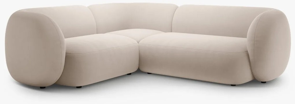 Coltar Kate 4 locuri catifea Salvador L252 cm