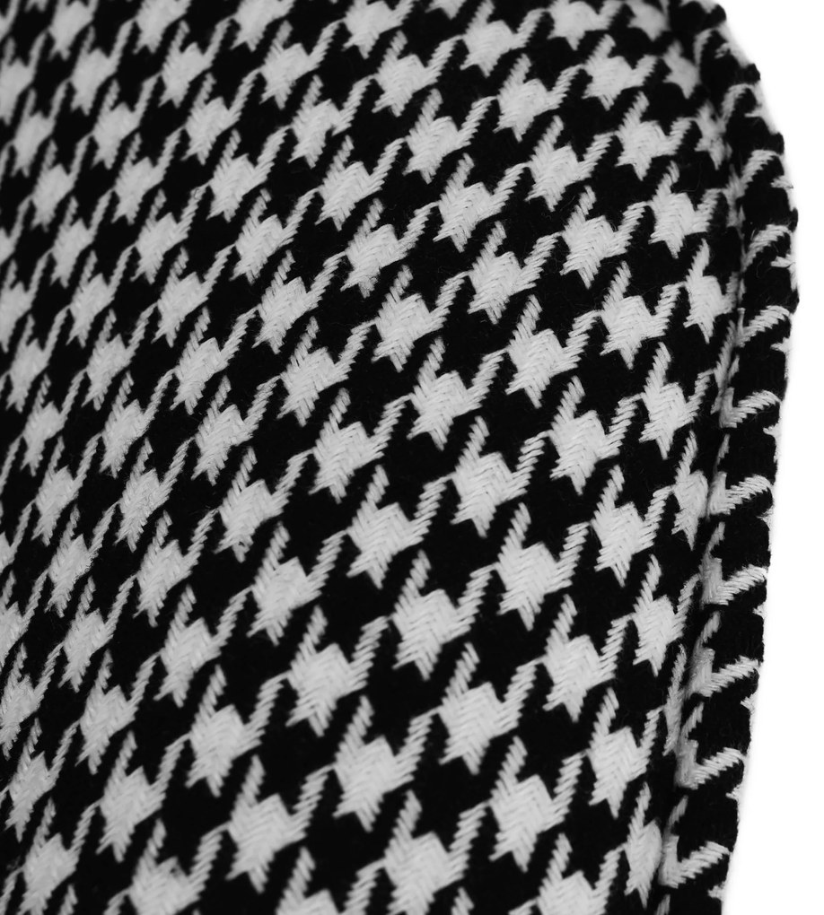 Scaun pivotant de lux, cu model / negru, KAILAN