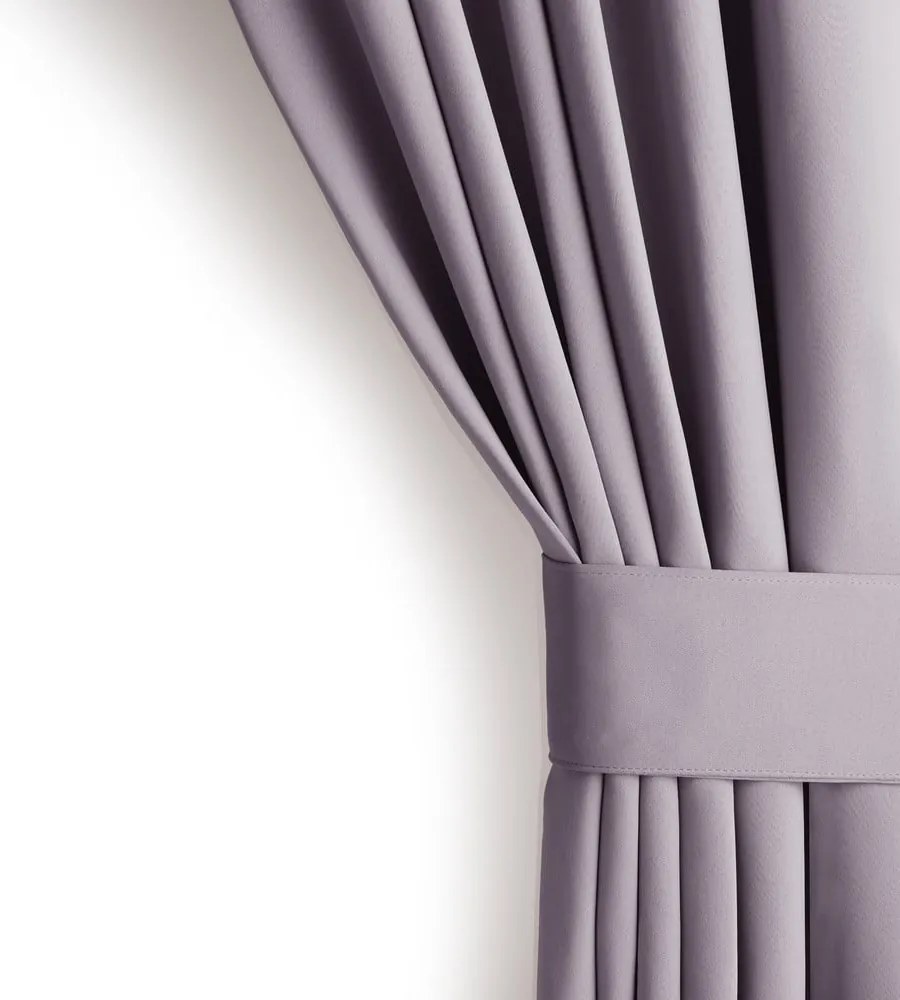 Draperie roz prăfuit dimout (semi-opacă) 140x270 cm Kierra – Restilo