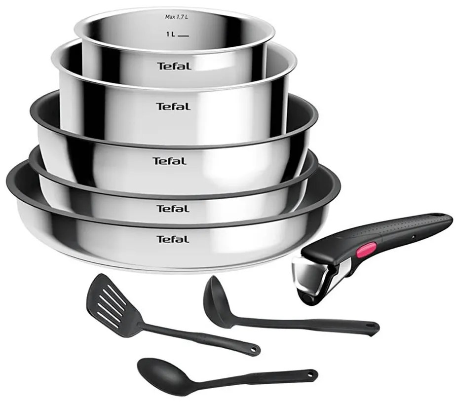 Tefal - Set de vase INGENIO COOK, 9 piese, inox