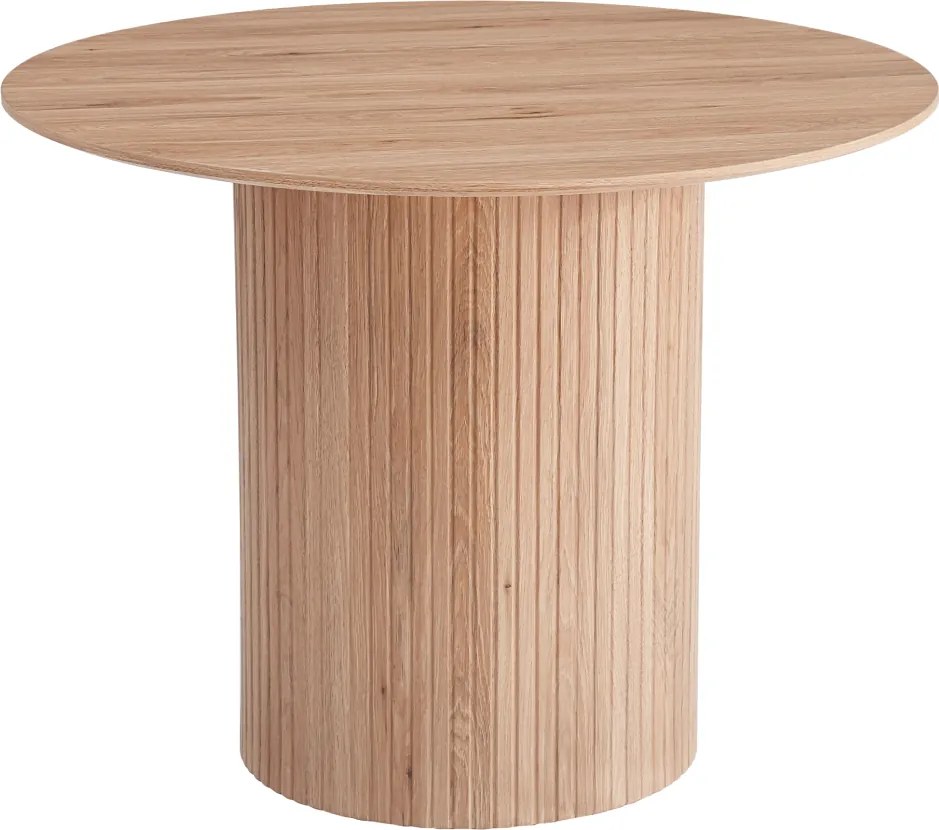 Masă de sufragerie, stejar, diametru 100 cm, PAOLO