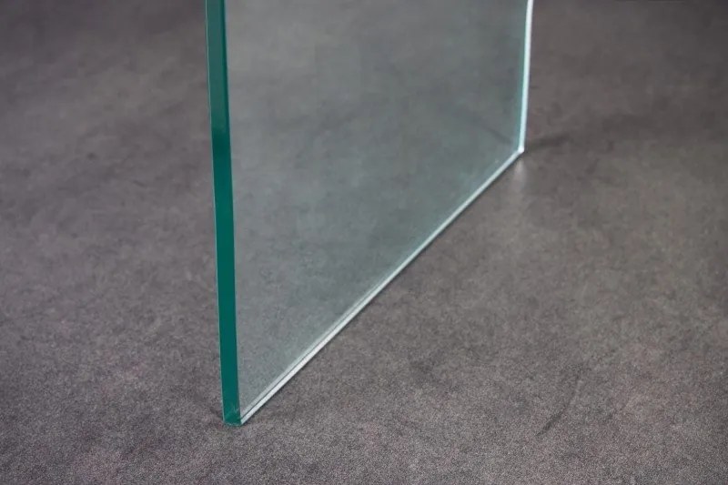 Consola moderna din sticla Fantome 100cm