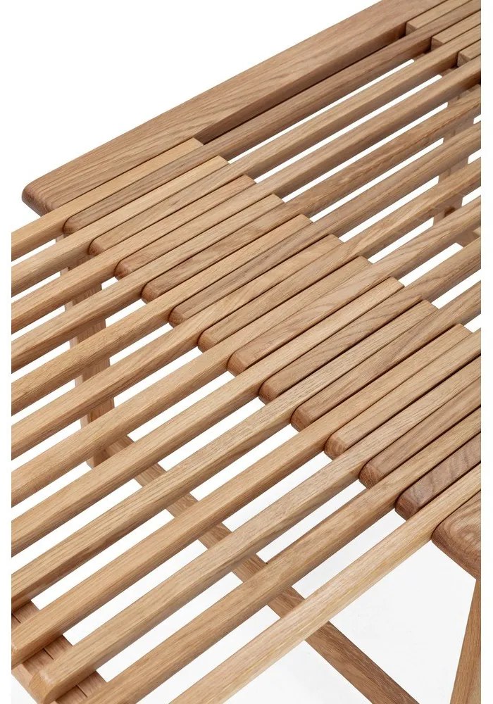 Măsuță de cafea în culoare naturală din lemn de stejar 60x70 cm Unai – MOME