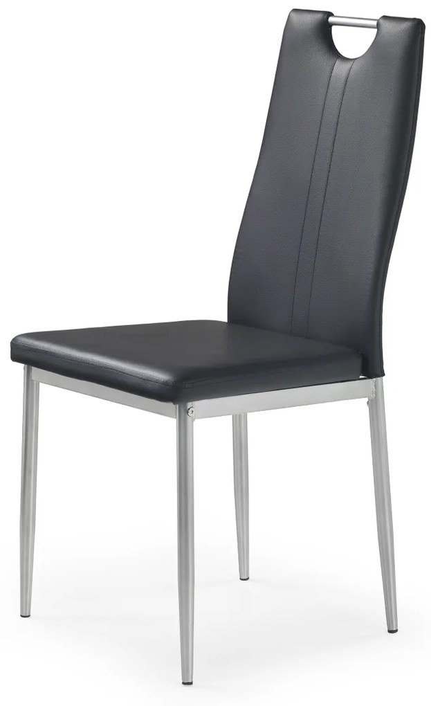 Scaun K202 piele ecologica negru