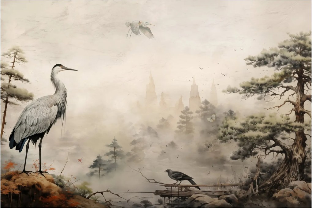 Tablou - Desen animat peisaj (90x60 cm)