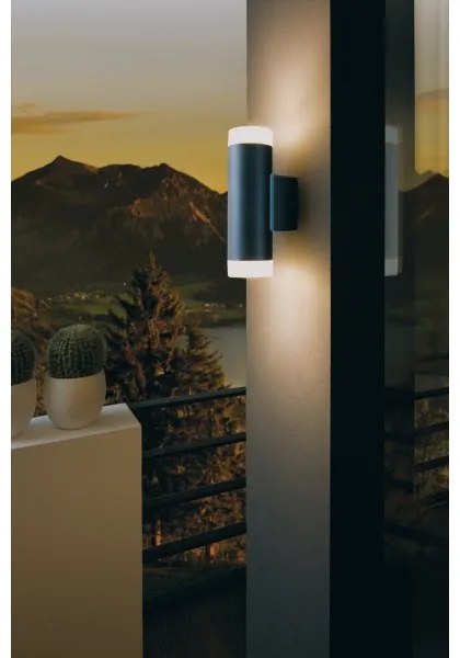 Eglo 96505 - LED Corp de iluminat perete exterior RIGA 2xGU10/5W