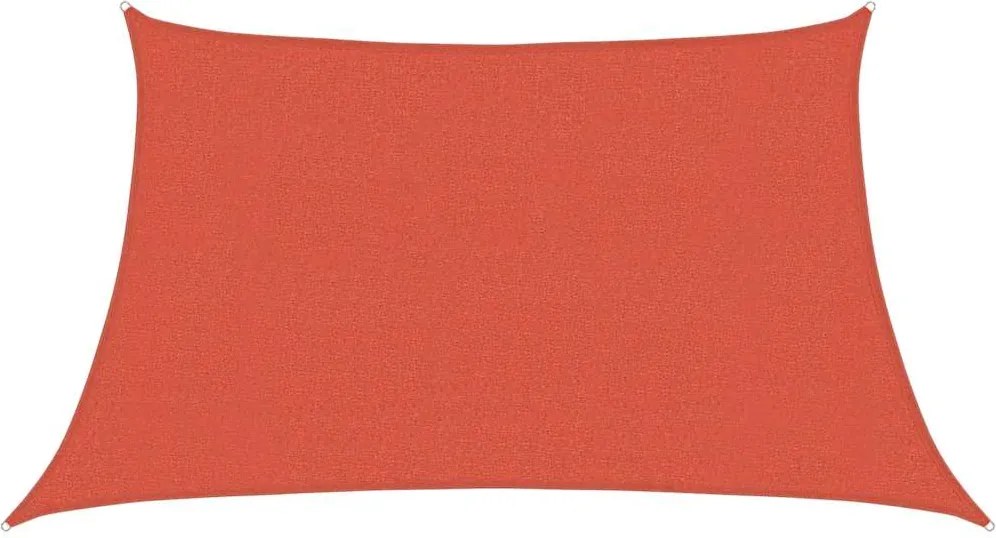 vidaXL Pânză parasolar, cărămiziu, 3/4x2 m, HDPE, 160 g/m²