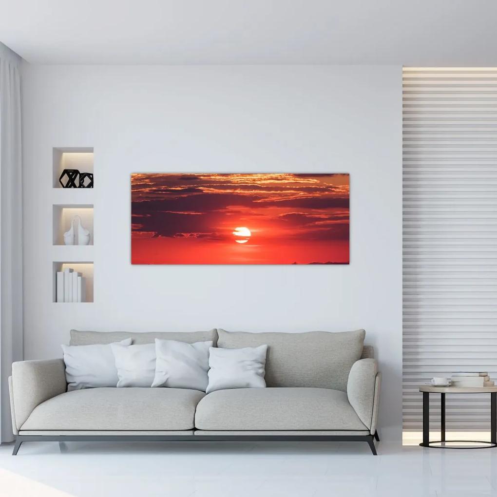 Tablou cu soarele colorat (120x50 cm), în 40 de alte dimensiuni noi