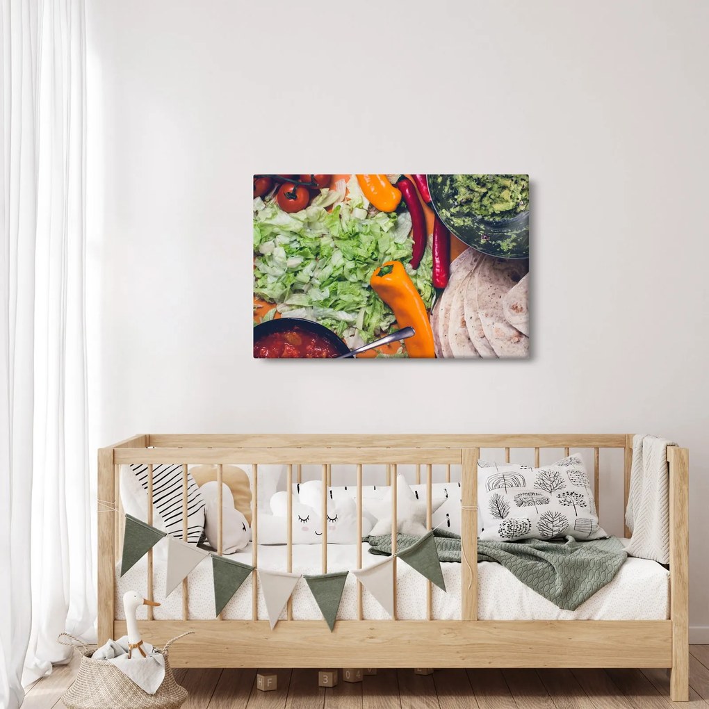 Tablou cu legume (90x60 cm)