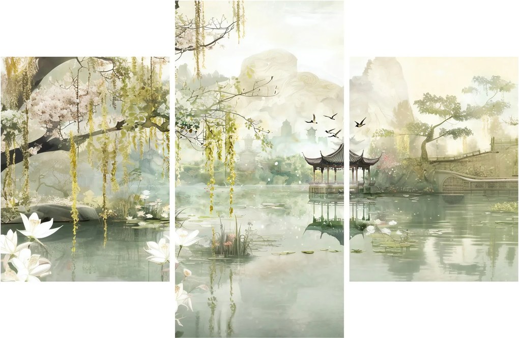 Tablou - Lac Chinezesc (90x60 cm)