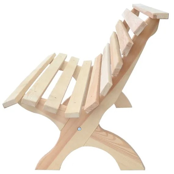 Bancă de grădină din lemn Retro - Rojaplast