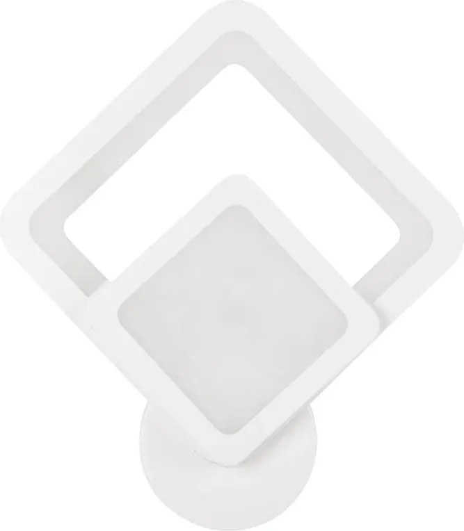 Aplica LED Erste Odin 25W Alb 26x29cm, 2500lm, CCT Reglabila 2700K-6500K, Corp Iluminat Modern Metal si Acrilic pentru Dormitor sau Hol IP20