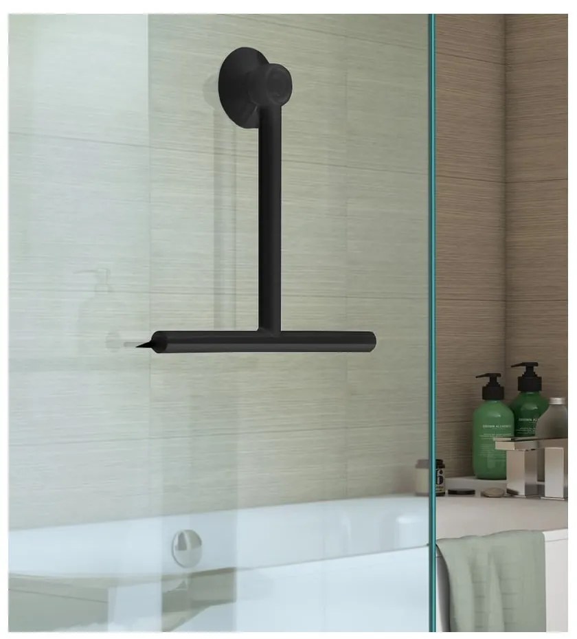 Racletă cu suport neagră 22 cm Gedy Gummy – Sapho