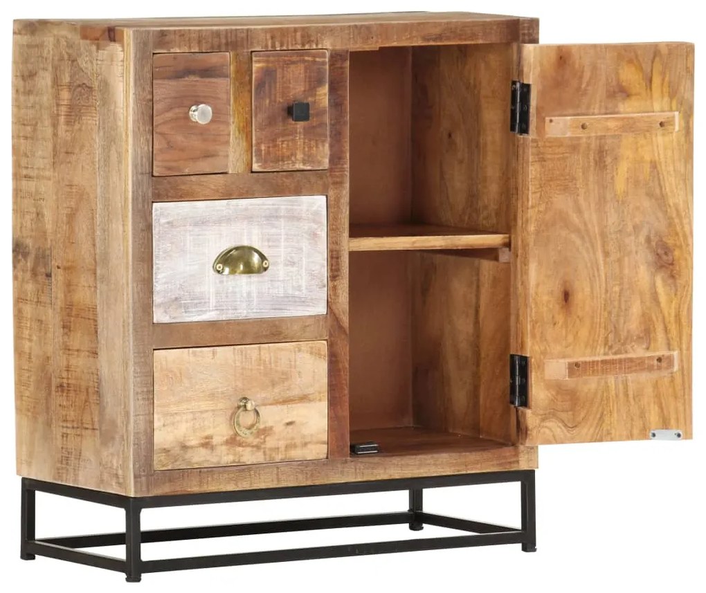 286507 vidaXL Servantă, 60 x 30 x 70 cm, lemn masiv reciclat