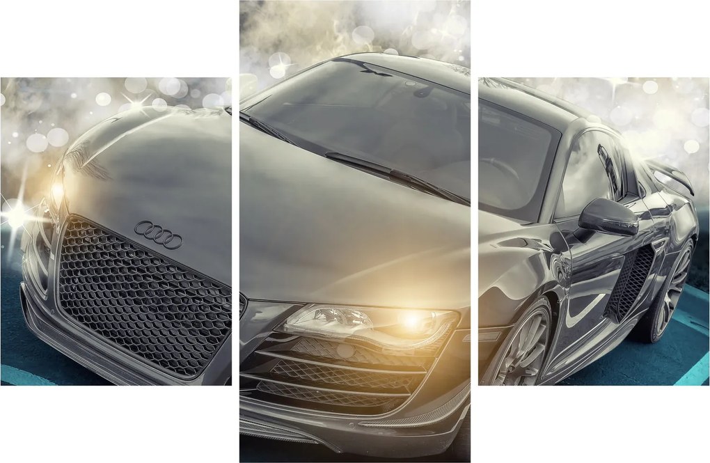 Tablou cu Audi - gri (90x60 cm)