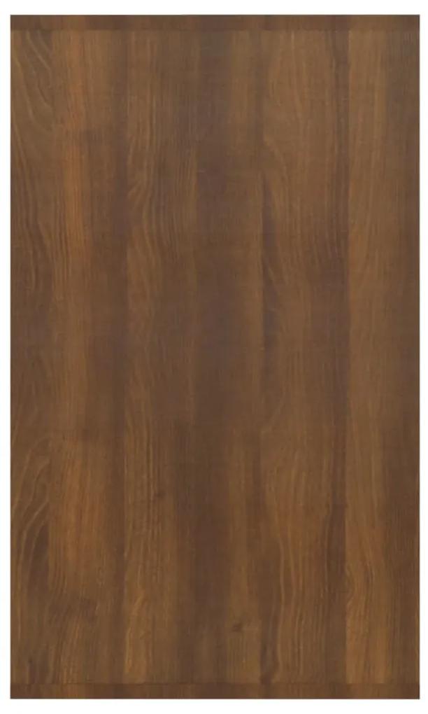 Servanta cu 3 sertare, stejar maro, 120x41x75 cm, PAL 1, Stejar brun