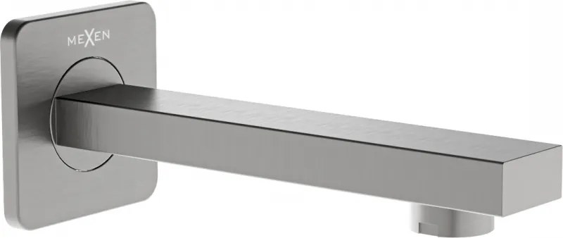 Mexen Cube gura de scurgere pentru cadă, perete, grafit - 79370-66