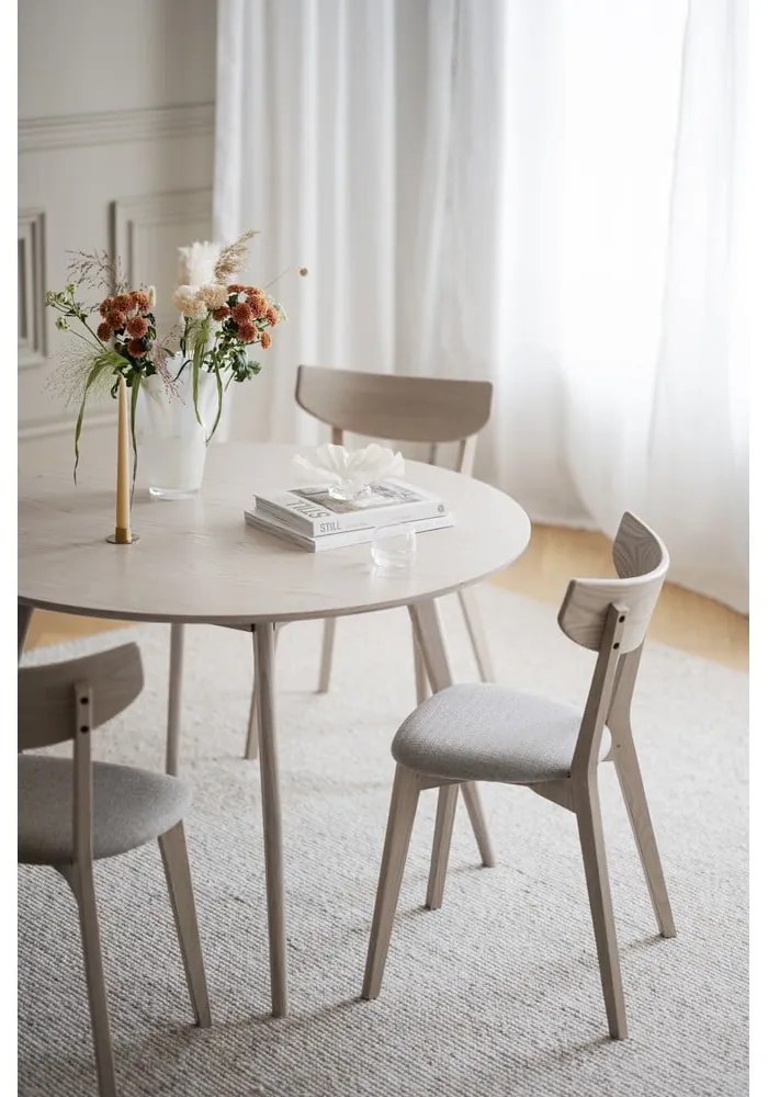 Scaun de dining bej/natural Ami – Rowico