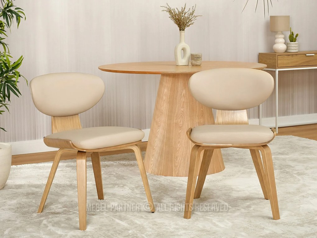 Scaun Juliana (bej + stejar). 1111085