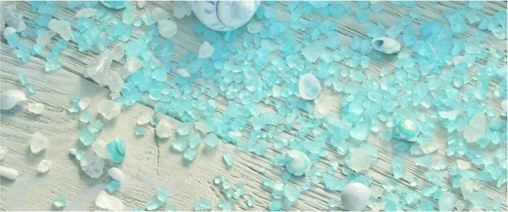 Tablou - Atmosfera de litoral în nuanțe turcoaz (120x50 cm)