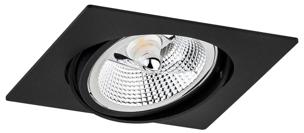 Spot incastrat directionabil tavan fals OLIMP PLUS 1 negru
