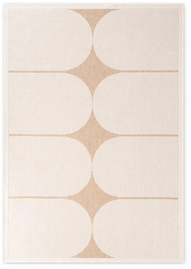 Covor pentru exterior și interior bej/fildeș 160x230 cm Duet Bowen – NORTHRUGS