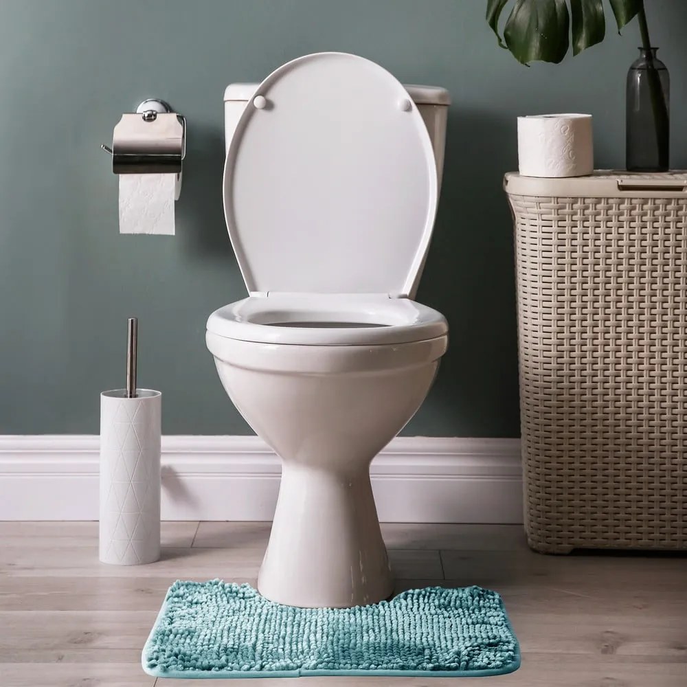 Set 2 covorașe de baie AmeliaHome Bati, albastru