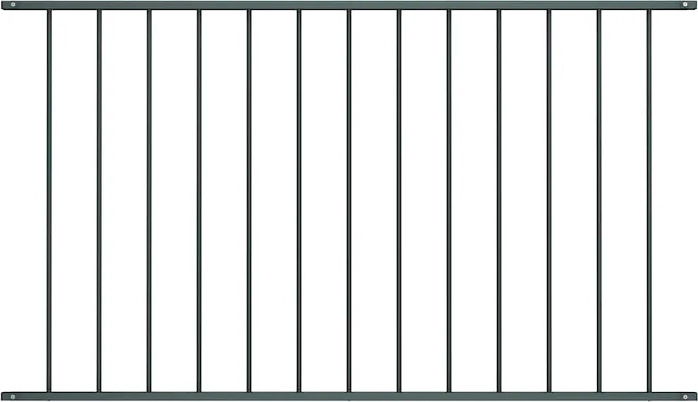 vidaXL Panou de gard Woerden din oțel vopsit în câmp electrostatic 1,7x1,17 m antracit