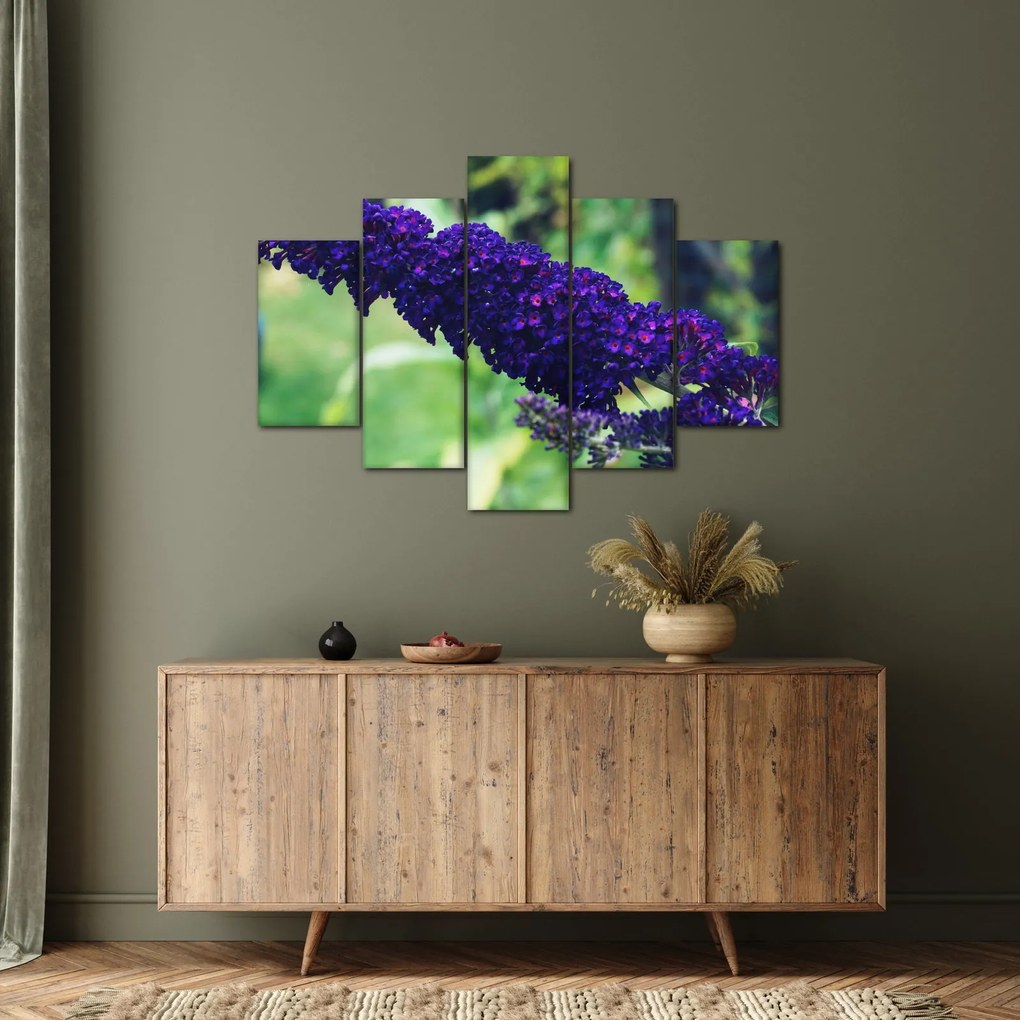 Tablou cu floare albastră (150x105 cm)