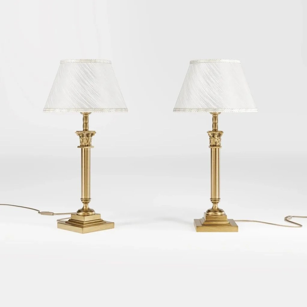 Veioza, Lampa de masa stil italian din alama Classic