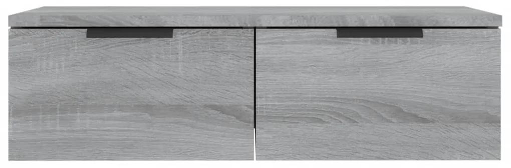 Dulapuri de perete, 2 buc., gri sonoma, 68x30x20 cm, lemn sonoma gri