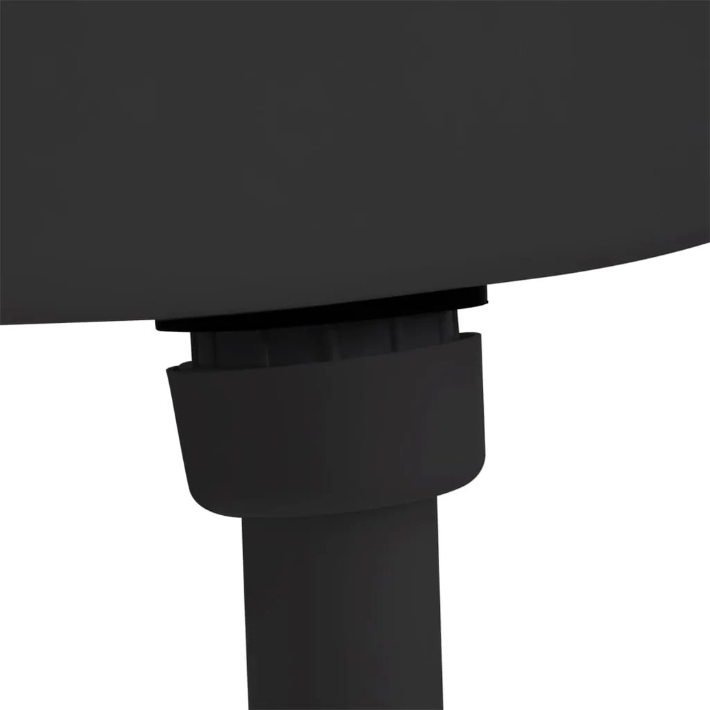 Rezervor de toaleta cu admisie de apa pe fund, 3/6 L, negru