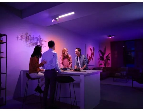 Spot LED RGBW dimabil Philips CENTRIS 3xGU10/4,2W/230V + LED/11W