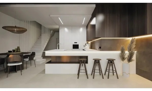 Deante BRE_075M - Baterie chiuvetă cu duș extractibil ERIDAN crom lucios