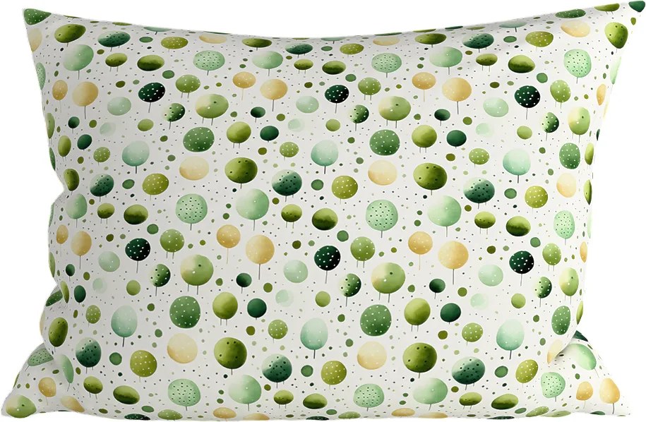 Fata de perna din polibumbac GREEN TREES POLY 70x90 cm, verde
